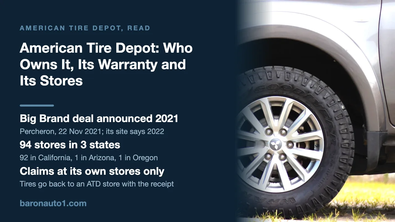 Brand panel beside an SUV’s front wheel and all-terrain tire
