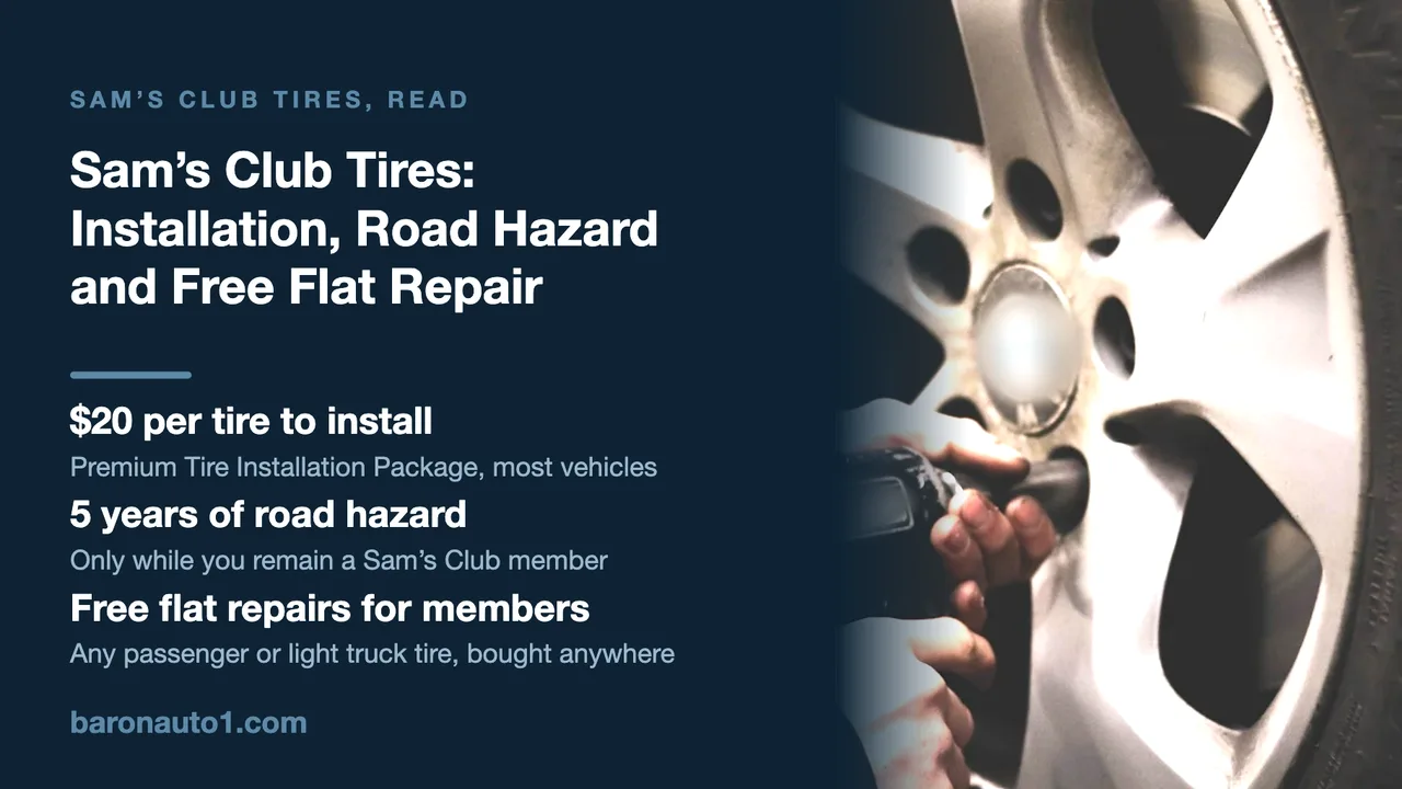 Brand panel beside a mechanic's impact wrench on a car wheel's lug nuts