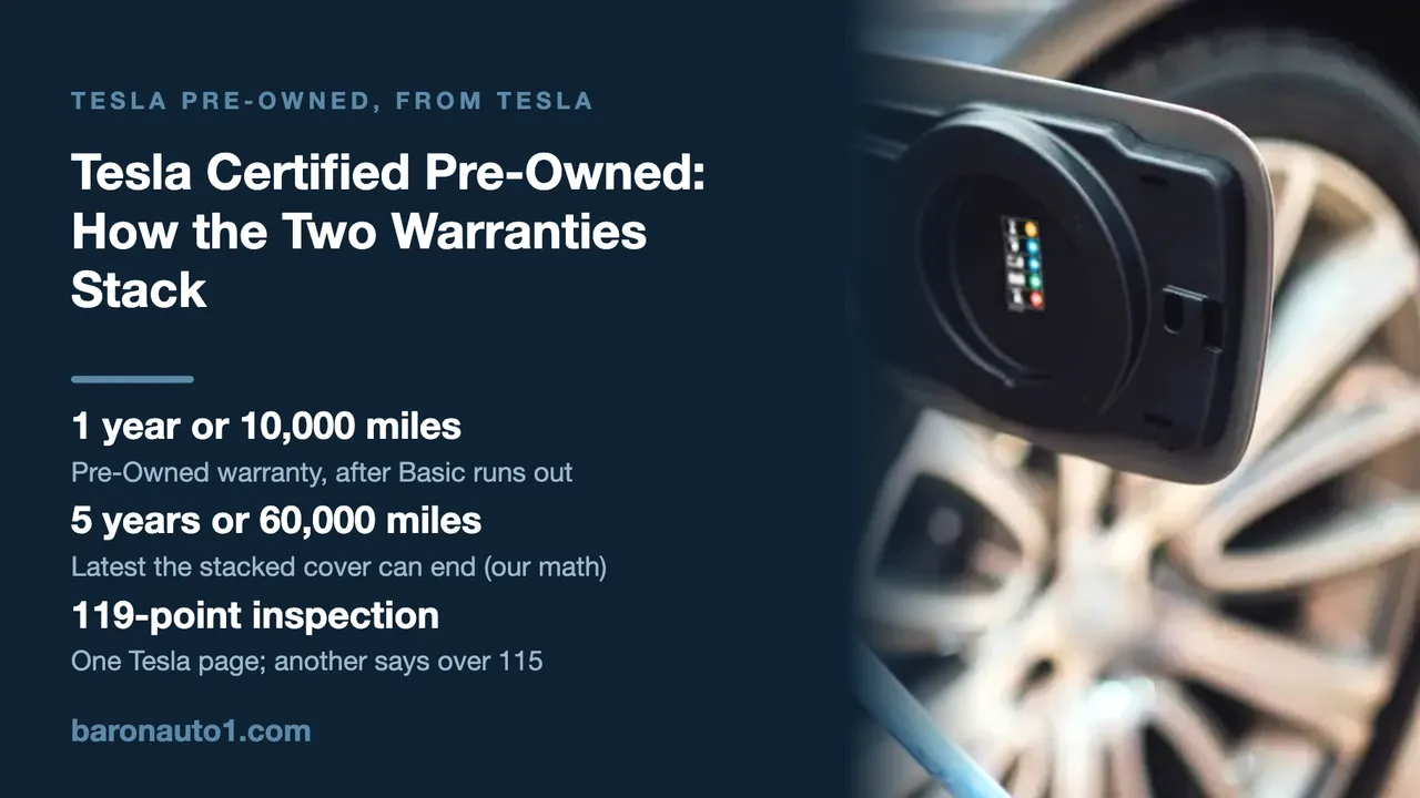 Brand panel beside a charging connector plugged into an electric car's charge port above its alloy wheel
