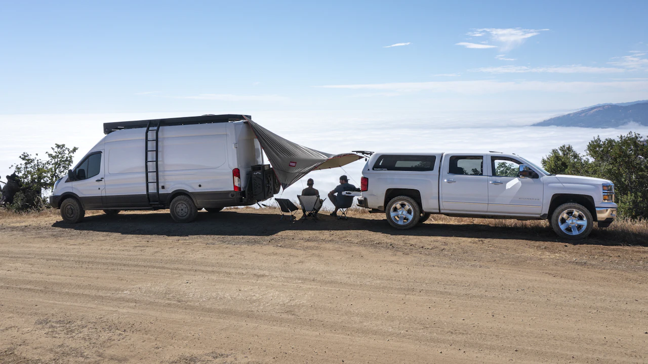 Full-size pickup truck parked outdoors